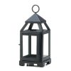 Modern Black Mini Lantern for Contemporary Decor