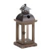 Compact Monticello Candle Lantern - Decorative Outdoor Lighting Fixture